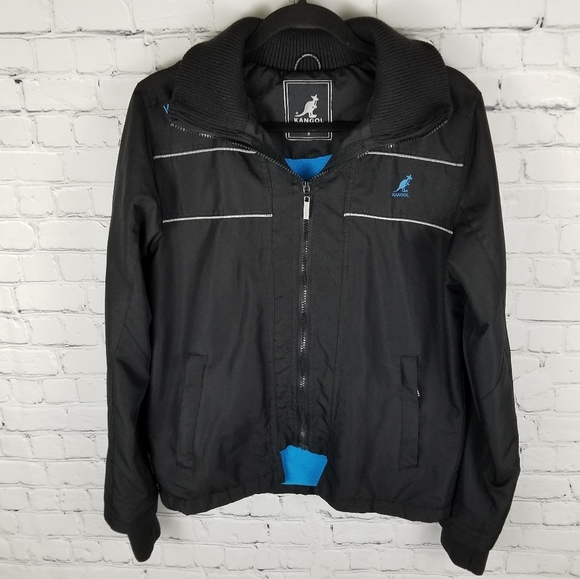 KANGOL | Sprawl2 zip high neck hooded jacket - Picture 1 of 11